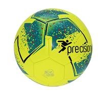 Precision Unisex's Fusion IMS Training Ball, Fluo Yellow/Teal/Cyan/Red, 5