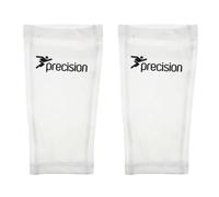 Precision Unisex's Pro Matrix Shinguard Sleeves, White, Medium