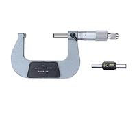 Precision Vernier Caliper & Metric Micrometer Set Carbide Body Stainless Steel Anvil Locking Device Chrome Plated Ratchet Thimble (50 75mm) for Accurate Measurements