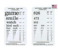 Precision Vision Lighthouse PowerCard Number & Word Recognition Pocket-Size Test Card, 40cm / 16 in. LH 9260