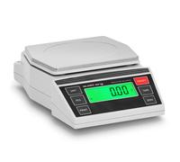 Precision Weighing Scales 0.2 to 3000 g / 0.01 g 196 x 160 mm - Precision Scales by Steinberg Systems Metallic silver,White