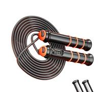 Precision Weighted Skip Rope Counter Digital Count Removable Jump Rope for Adult Indoor Outdoor Exercise