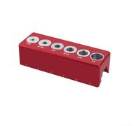Precision Wood Drilling Jig With 6 Hole And 9 Hole Patterns And Dedicated 45 Degree Angle Markings For Repeatable Hole Positioning Tasks(9 holes)
