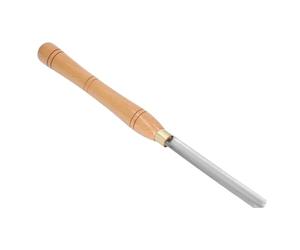 Precision Wood Lathe Chisel with Beech Wood Handle and HSS Middle Inner Arc Vane/Wing for Woodworking Turning and Carving