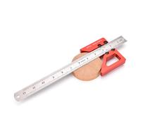Precision Woodworking Scriber - Durable Aluminum Alloy, V-Shaped Design, Robust Locking Mechanism, 5-Piece Set