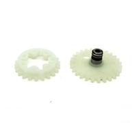 Precision Worm Gear Kit for Chainsaw Turbine Systems Robust Metal Gears for Forestry Agriculture Timber Processing Land Management 2PCS White for Professional Outdoor Applications