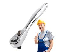 Precision Wrench,Quick Wrench | 72 Teeth Small Flying Wrench | Swivel Ratchet Screwdriver, Carbon Steel Wrench for Home Repairs, Electrical Repairs