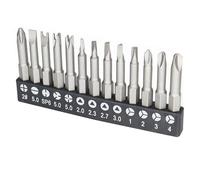 Precision Y U Shaped Triangle Screwdriver Magnetic Bit 1/4in Inner Cross Three Points Screw Driver Security Tip for Power Drill(Composite shap 13A)
