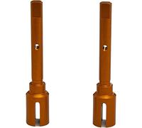 PrecisionGeek 54502 Aluminium Propeller Joint - Orange Anodised Replacement for Tamiya TT-02 TT02B TT02D TT02T - Upgraded Alloy Propeller Joint Connector - Orange