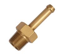 PrecisionG luminium 1/8 NPT to 4mm/5mm (3/16) Push-On Barb Tail Hose Pipe Fitting (Gold) - CNC Machined, Leak-Free Connection, Ideal for DIY Projects, RC, Pneumatics, and Automotive Applications