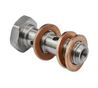 PrecisionGeek - Banjo Bolt M10 x 1.25mm DOUBLE L=29mm Stainless Steel - Set of 1 pcs