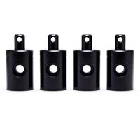 PrecisionG lack Anodised Aluminium Body Mounts - Replacement Tough Body Posts for Tamiya Lunchbox/Midnight Pumpkin RC (Set of 4)