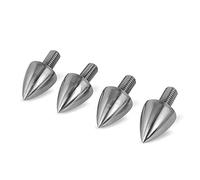PrecisionGeek - M8 Speaker Spikes Ø20 mm, 25 mm Long, Solid Stainless Steel, CNC Machined Vibration Dampers for HiFi Speakers, Subwoofers, Cabinets, Racks, Stands and Soundbars - Set of 4 Spikes