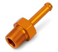 PrecisionGeek Orange Aluminium Push-On Barb Hose Fitting 1/8″ NPT → 4-5 mm - DIY Fluid, Pneumatic & Coolant Tubing Adapter