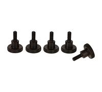 PrecisionGeek Shoulder Thumb Screws Blackened Steel DIN 464 Hand Grip Screws (M3 x 8mm)