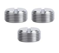 PrecisionGeek Stainless Steel 303 Caliper Brake Pad Pin Screw Cap M10 x 1mm - Replacement for NISSIN Brake Calipers, CNC Machined, Corrosion Resistant, Set of 3