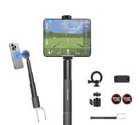 PrecisionMaster Golf Monopod Stick with Magnetic Phone Holder & Mount for, Stable Stick with Magnetic Holder for Training, GoPro, Insta360 (iPad Capable) (iPad Capable)