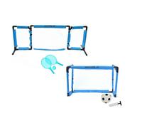 Precisionplay 2 In 1 Football Goal Set Blue/white (One Size)