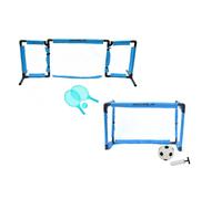 PrecisionPLAY 2 In 1 Football Goal Set in Blue PrecisionPLAY Blue
