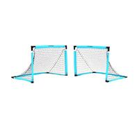 Precisionplay Foldable Goal Post (Pack Of 2) Blue (3Ft X 2Ft X 2Ft)
