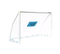 Precisionplay Patent Football Goal Set White (8Ft X 6Ft)