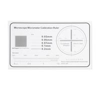 Precisions 0.1mm Microscope Measuring Scale Clear Film for Accurate Calibration in Laboratory Applications Microscope Micrometer Calibration Ruler Film