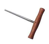 Precisions Adjustable Violin Peg Reaming Tool Ergonomic Wood Handle Steel Construction Suitable for Violin Repair Viola Peg Reamer