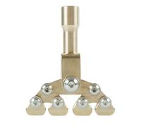 Precisions Brass Guitar Fret Installation Tool Press Head for Professional Accurate Fret Maintenance on Classical Guitar Long Lasting Brass Fret Press Tool