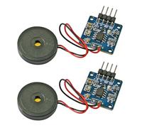 Precisions Ceramic Piezoelectric Vibrations Sensors Module Electronic Knocks Switches DC5V Working Voltages for Robotics Throb Transducer Module