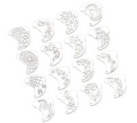 Precisions Face Art Tools with PET Sheets Drawing Stencil for Makeup Enthusiasts and Stage Design Face Paint Accessory