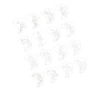Precisions Face Art Tools with PET Sheets Drawing Stencil for Makeup Enthusiasts and Stage Design Face Paint Accessory