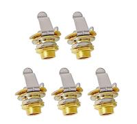 Precisions Machined 28.8mm Guitar Jacks Nut Washers Guitars Basses Nut Socket Enhances Signals Premium Guitar Accessories