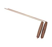 Precisions Metal Dowsing Stick with Smooth Twist Design & Walnuts Grip for Lost Object Recovery & Paranormal Exploring Professional Evil Detection Dowsing Stick