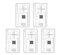 Precisions Microscope Calibration Ruler with 0.1mm Gradations Calibration Slide for Accurate Lab Measurement Micrometer
