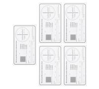 Precisions Microscope Calibration Ruler with 0.1mm Gradations Slide for Accurate Lab Measurement Microscope Micrometer Film