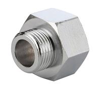 Precisions Threaded 304 Metal Pipe Connector Precisions Threaded Adapter Simple to Use for Stable Leak Frees Water Flows Leak Proof Pipe Joint