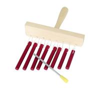 Precisions Tuned Metal Winds Chimes With Wood Base Musical Practice Chimes For Professional Musicians And Beginners Metal Wood Percussion Instrument