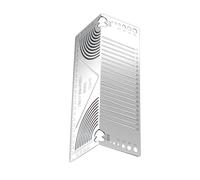 PrecisionSteel Angles Marking Instrument Multifunction Metal Bending Template Tool for 90° Bend Layout On Square Pipe Precisions Parallel Line Marking Tool