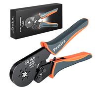 0.08-16mm² Ferrule Crimping Tool, Preciva AWG 28-5 Hexagonal Crimping Tools, Wire Crimping Tool, Self-Adjsutable Ratchet Crimping Pliers, 16mm Bootlace Ferrule Crimping Tool