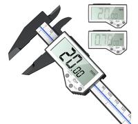 Preciva Digital Vernier Caliper, 150mm Electronic Calipers Measuring Tool with LCD Screen, Lightweight Portable Precision Micrometer with Mm/Inch Conversion, Splash Resistant (Blue)