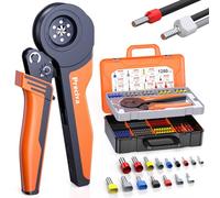 Preciva Ferrule Crimping Tool 0.08-16mm² Full-wrap Shell Hex Ratchet Pliers