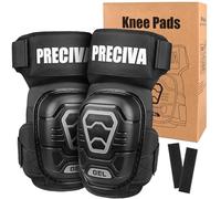 Preciva Professional Knee Pads, Knee Pads Work with Comfortable Gel Cushion Mat, Robust PVC Outer and Non-slip Straps, Knee Pad for Men and Women, Suitable for Home Improvement &Heavy-Duty Work, etc
