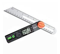 Preciva Sliding Bevel, 8 Inch/230mm T-Bevel Gauge with Digital Display, Adjustable Angle Finder Tool with ABS Handle Support Locking Results and Reversing Reading