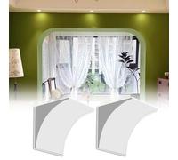 Precurved Universal Doorway Arch Kit, Elegant Living Room Door Arch Molding Set of 2, Interior Decoration DIY Arch Doorway Kit