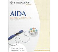 Precut Zweigart Aida 16 Count Ivory 3251/264. Needlework Canvas, Cross Stitch Fabric, Embroidery Canvas 100% Cotton