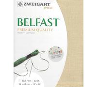 Precut Zweigart Belfast 32 Count Antique Ivory 3609/233. Needlework Canvas, Cross Stitch Fabric, Embroidery Canvas 100% Linen