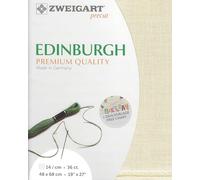 Precut Zweigart Edinburgh 36 Count Platinum 3217/770. Needlework Canvas, Cross Stitch Fabric, Embroidery Canvas 100% Linen