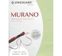 Precut Zweigart Murano 32 Count Sage Green 3984/6083. Needlework Canvas, Cross Stitch Fabric, Embroidery Canvas 52% Cotton and 48% Viscose