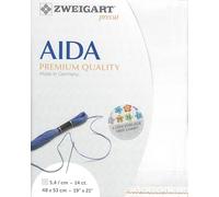 Precut Zweigart Stern-Aida 14 Count Antique White 3706/101. Needlework Canvas, Cross Stitch Fabric, Embroidery Canvas 100% Cotton