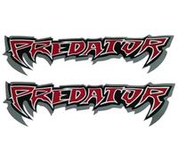 Predator 2x Side Decals - 4x4 ATV - Fits Polaris - Decals/Sticker Kit